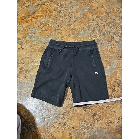 Gap Fit Navy Black Shorts Sz. Lg Zip Pockets Elastic Waist & Drawstring (A171) - Picture 7 of 8